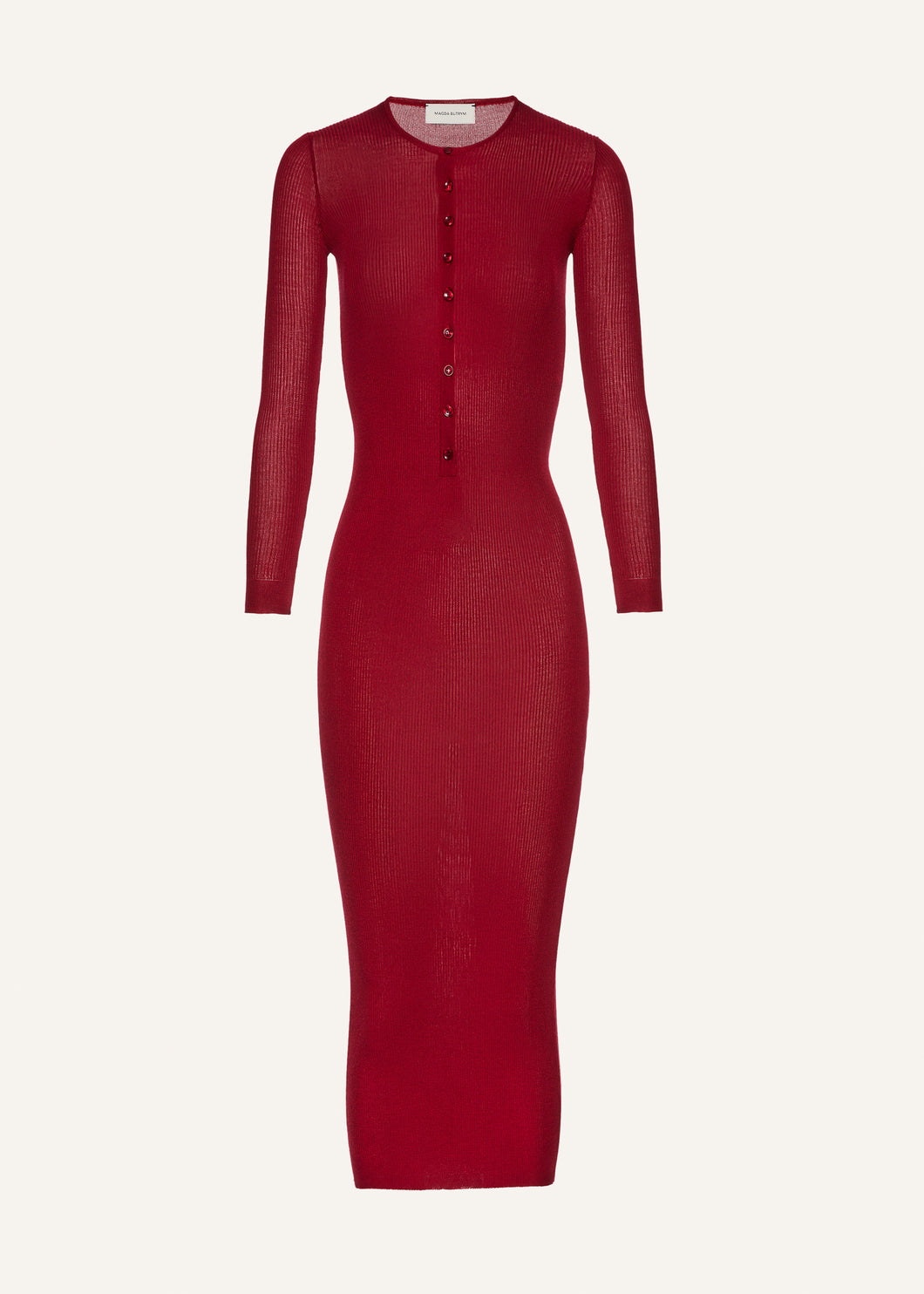 PF25 KNITWEAR 17 DRESS BORDEAUX