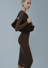 Load image into Gallery viewer, Maya bag in brown suede
