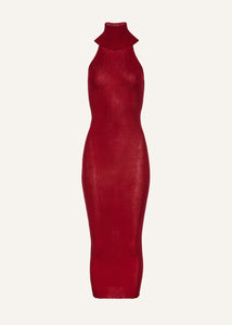 PF25 KNITWEAR 18 DRESS BORDEAUX