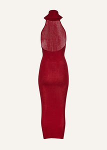 PF25 KNITWEAR 18 DRESS BORDEAUX