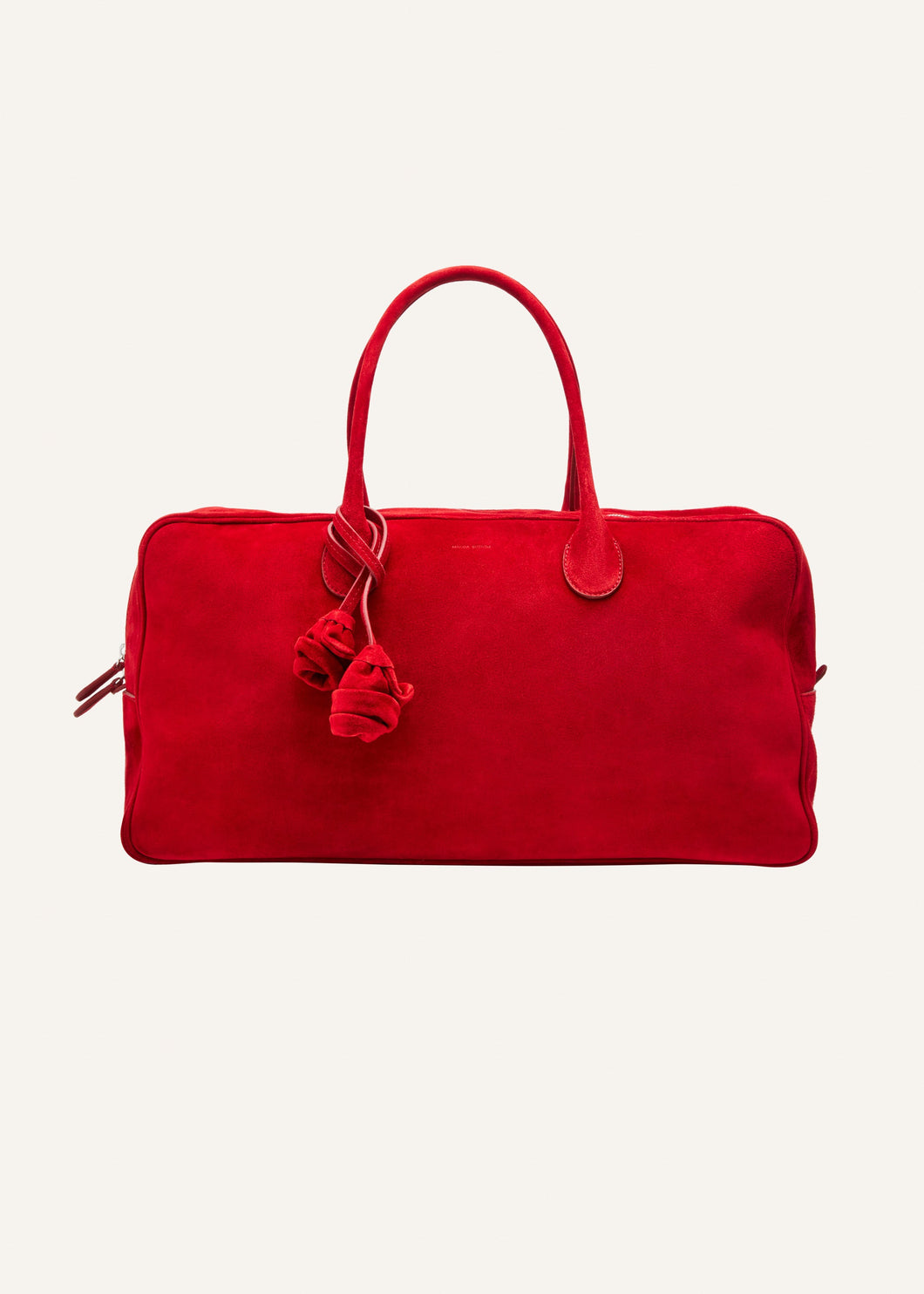 PF25 LARGE BRIGITTE BAG SUEDE RED
