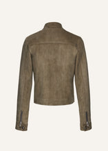 Load image into Gallery viewer, PF25 LEATHER 04 JACKET GREEN SUEDE
