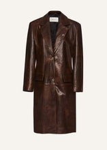 Load image into Gallery viewer, PF25 LEATHER 05 COAT BROWN
