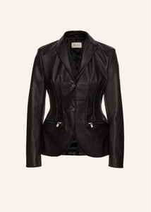 PF25 LEATHER 14 BLAZER BLACK