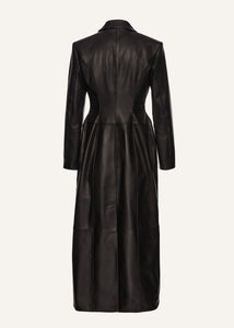 PF25 LEATHER 15 COAT BLACK