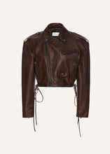 Load image into Gallery viewer, PF25 LEATHER 19 JACKET BROWN
