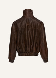 PF25 LEATHER 20 JACKET BROWN
