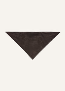 PF25 LEATHER 26 SCARF BROWN