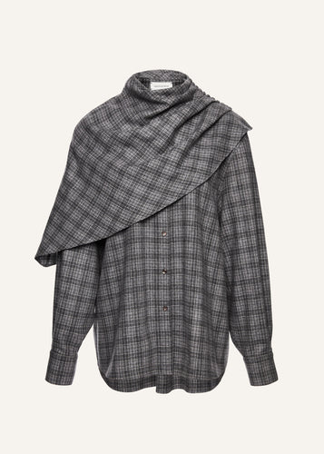 PF25 SHIRT 02 GREY CHECKED