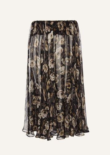 PF25 SKIRT 01 BLACK PRINT