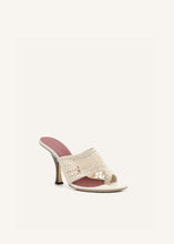 Load image into Gallery viewer, PF25 THONG SANDALS CROCHET CREAM
