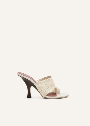 PF25 THONG SANDALS CROCHET CREAM