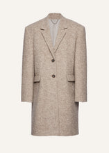 Load image into Gallery viewer, Alpaca car coat in beige
