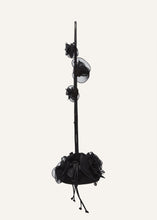 Load image into Gallery viewer, Magda bag muslin strap in black satin
