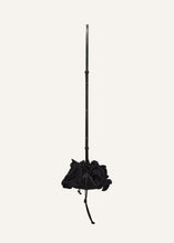 Load image into Gallery viewer, Small Magda bag pearl strap in black crochet
