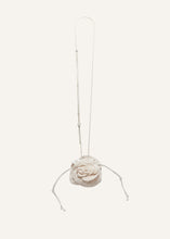 Load image into Gallery viewer, Small Magda bag pearl strap in cream crochet
