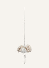 Load image into Gallery viewer, Small Magda bag pearl strap in cream crochet
