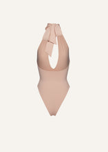 Load image into Gallery viewer, Halterneck bodysuit in beige
