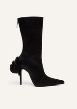 Load image into Gallery viewer, RE24 SHARP POINTED FLOWER BOOTS SATIN BLACK
