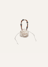 Load image into Gallery viewer, Small Magda bag beads strap in cream crochet
