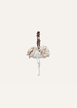 Load image into Gallery viewer, Small Magda bag beads strap in cream crochet
