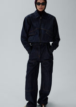 Load image into Gallery viewer, Loose leg industrial denim in navy
