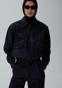 RE25 DENIM 02 JACKET NAVY