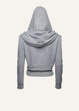 Load image into Gallery viewer, Babouchka style hoodie in grey
