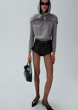 Load image into Gallery viewer, Babouchka style hoodie in grey
