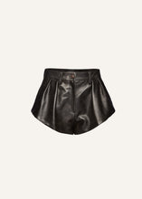Load image into Gallery viewer, RE25 LEATHER 02 SHORTS BLACK VINTAGE
