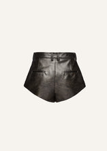 Load image into Gallery viewer, RE25 LEATHER 02 SHORTS BLACK VINTAGE
