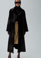 Load image into Gallery viewer, RE25 LEATHER 03 COAT BROWN
