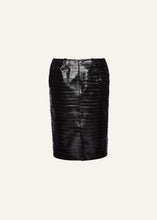 Load image into Gallery viewer, RE25 LEATHER 16 SKIRT BLACK
