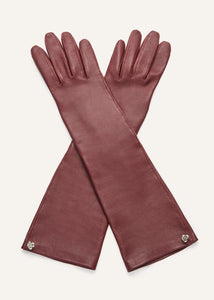 RE25 LEATHER 19 GLOVES BORDEAUX