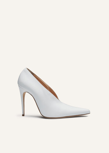 RE25 PUMPS LEATHER WHITE