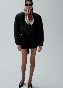 RE25 SKIRT 01 BLACK