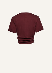 RE25 TSHIRT 01 BORDEAUX