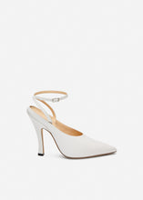 Load image into Gallery viewer, RE26 ANKLE STRAP PUMPS WHITE LEATHER
