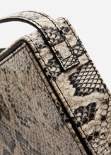 Load image into Gallery viewer, RE26 APOLONIA BAG GREY SNAKE LEATHER
