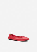 Load image into Gallery viewer, RE26 BALLET FLATS RED LEATHER
