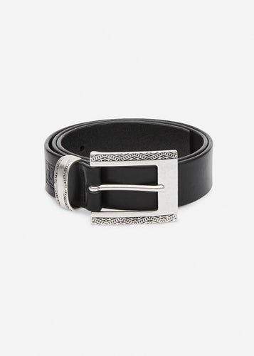 RE26 BELT 02 BLACK SILVER