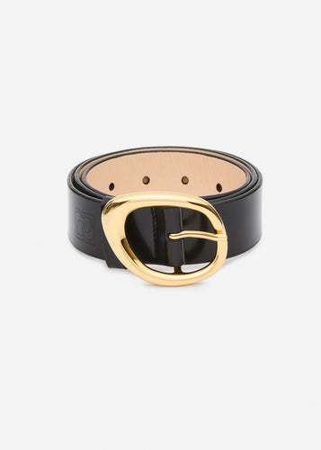 RE26 BELT 03 BLACK GOLD