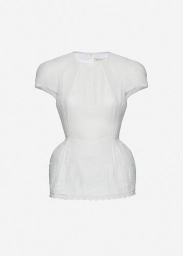 RE26 BLOUSE 10 WHITE