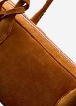 Load image into Gallery viewer, RE26 BRIGITTE TRAPEZE SUEDE DARK CARAMEL
