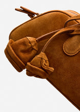 Load image into Gallery viewer, RE26 BRIGITTE TRAPEZE SUEDE DARK CARAMEL
