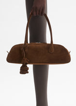 Load image into Gallery viewer, RE26 BRIGITTE TRAPEZE SUEDE LIGHT BROWN
