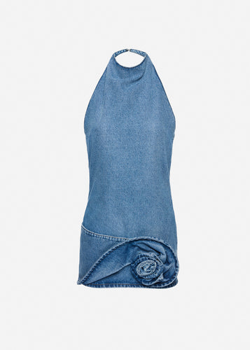 RE26 DENIM 10 DRESS LIGHT BLUE