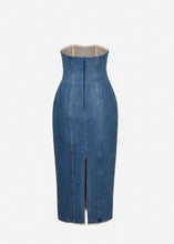 Load image into Gallery viewer, RE26 DENIM 19 DRESS DARK BLUE
