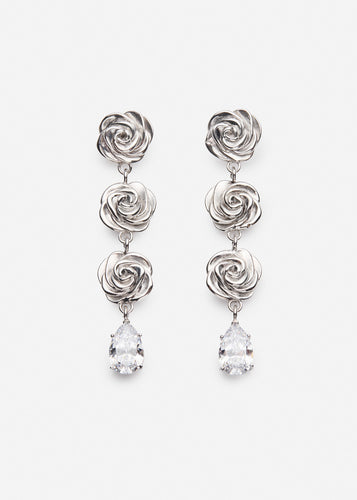 RE26 EARRINGS 06 RHODIUM
