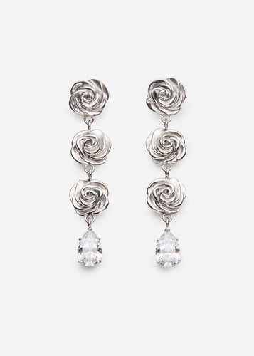 RE26 EARRINGS 06 RHODIUM
